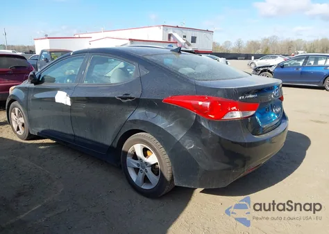 2011 Hyundai Elantra Gls (Ulsan Plant) из США, поврежденный, VIN KMHDH4AE7BU096521